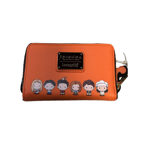 Loungefly Friends TV Series Orange Couch Sofa Zip Around Wallet New With Tags! - Picture 2 of 3